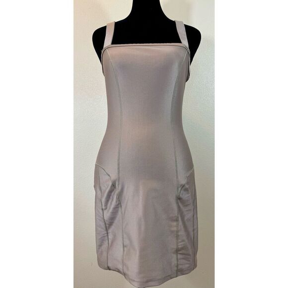 NWOT NOLI l Yoga Almond Liquid Curve Hugging Women's Dress Size 6 - Picture 3 of 9